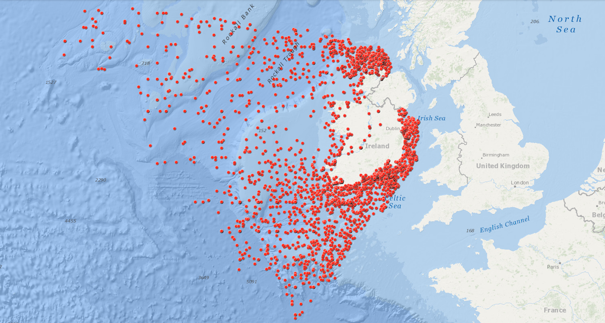 This Map Shows 3 554 Shipwrecks Around Ireland And Most Are