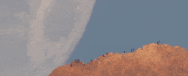 This freaky video of the Moon coming down to Earth is totally real