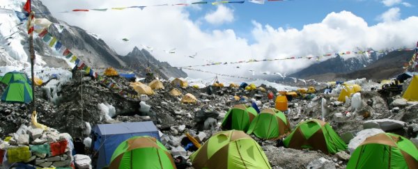 Everest is covered in a giant trash pile, and humanity doesn't deserve this planet
