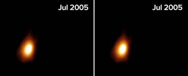This is the first-ever footage of a star ripped into shreds by a black hole