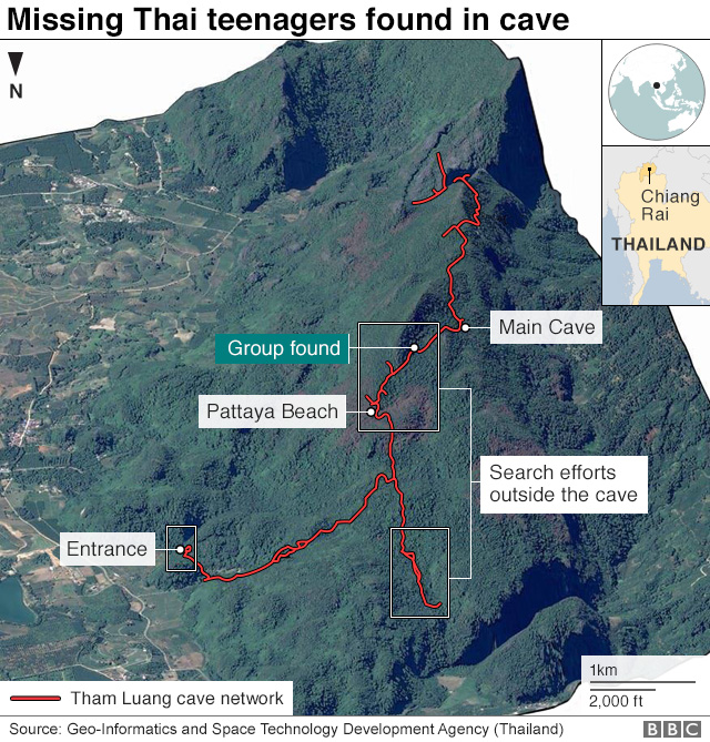 bbc thai caves map