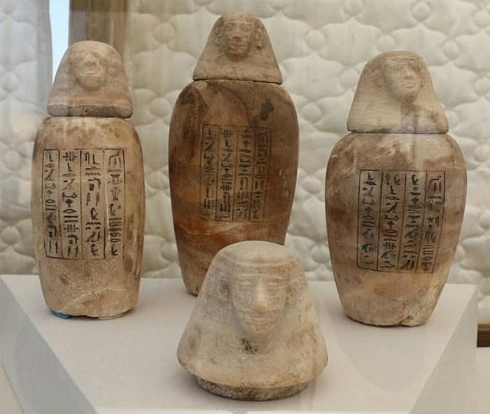 burial canopic jars 700