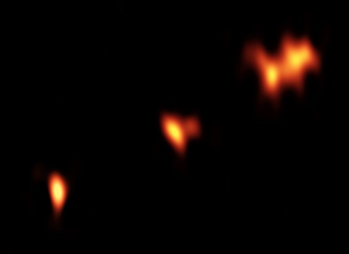 early universe quasar 700