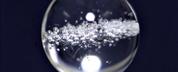 Scientists just showed it's possible to split water into hydrogen and oxygen in space