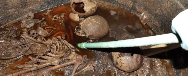 Oh no, now people want to drink the juice from inside that mysterious black sarcophagus