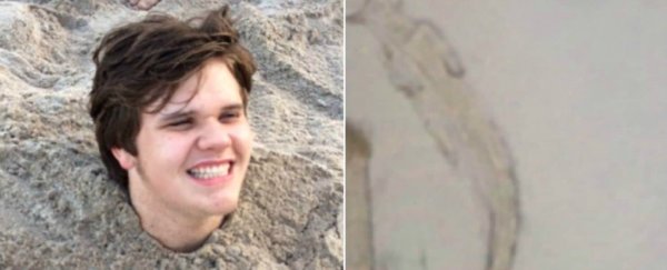 Hookworms burrowed into a teenager's skin after visiting a Florida beach