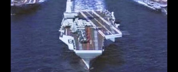 Leaked photo shows China is building a supercarrier that could rival the US' Nimitz-class carriers