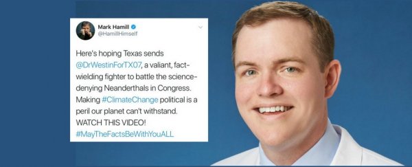 Star Wars Actor Mark Hamill Wants You to Elect This Scientist to Congress