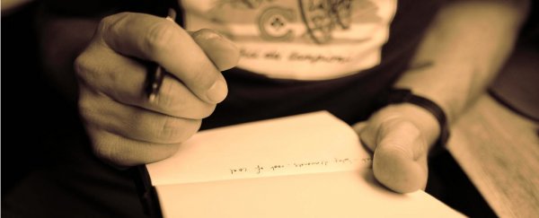 There's a simple writing task you can do to reduce stress and anxiety