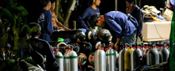 This diagram shows exactly how the Thai boys were rescued from the caves
