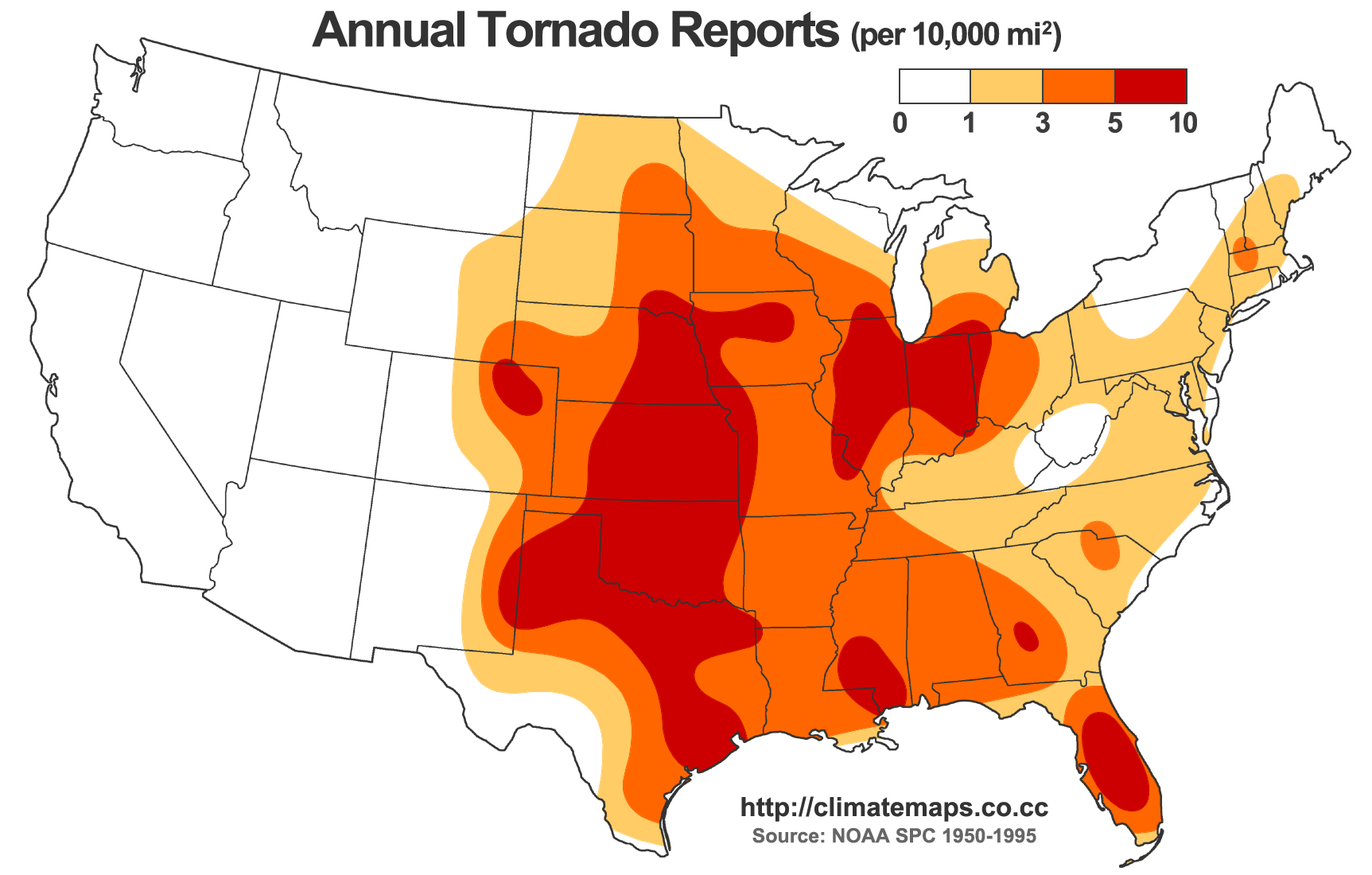 Average Annual Tornado Reports