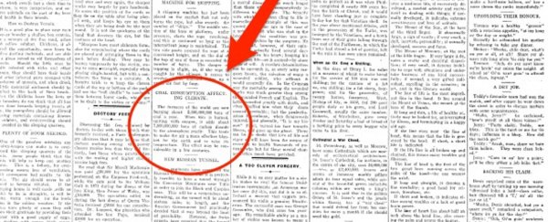 A newspaper in 1912 published this eerily accurate prediction about today's world