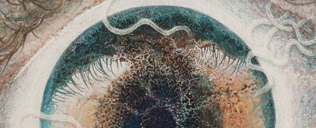 An Artist Had a Parasitic Worm Living in His Eye, And Created This