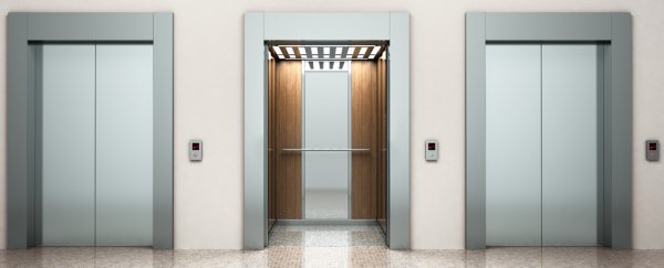 Can a jump save you in a falling elevator? Here's the maths