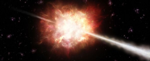 Gamma-ray bursts might have a really weird time-reversible mirroring effect