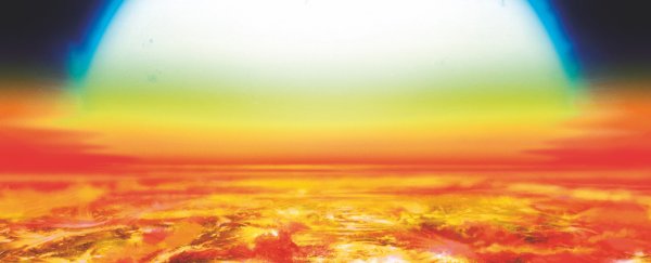 For the first time, we've detected iron in the atmosphere of a blindingly hot exoplanet