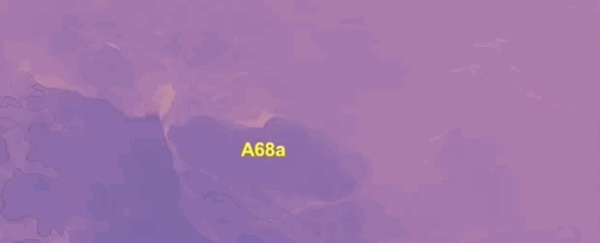 Last year's colossal Antarctic iceberg has started to move at a shocking speed
