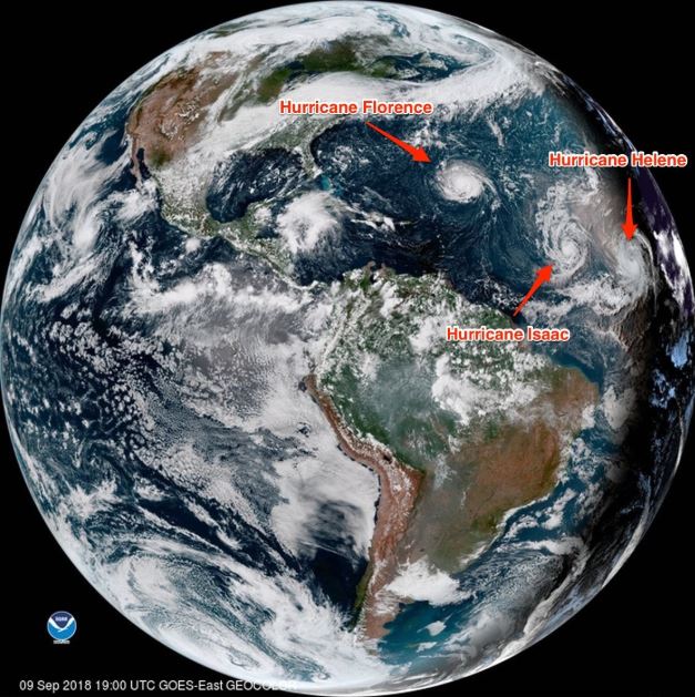 current hurricanes bi september