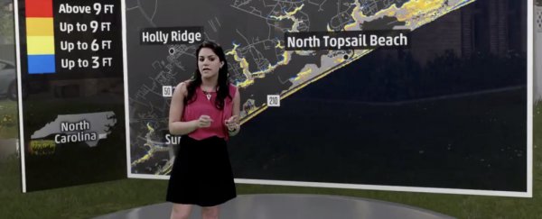 This weather report takes an unexpected twist to show the deadliest aspect of hurricanes