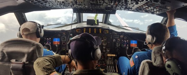 Here's what it's like to fly into hurricanes to get forecast data for science