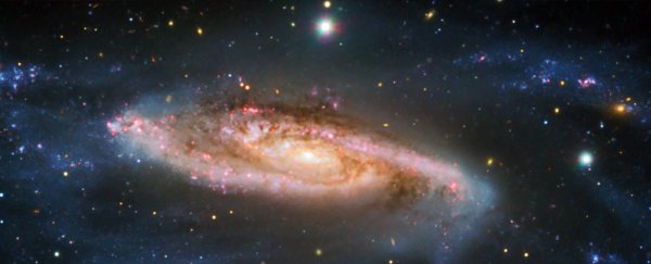 Astronomers just photographed this spiral galaxy for a delightfully simple reason