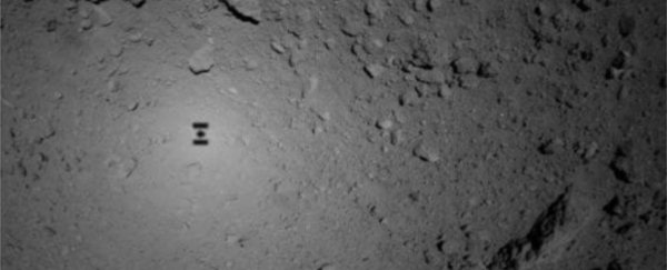 We just got the first photos ever taken from the surface of an asteroid