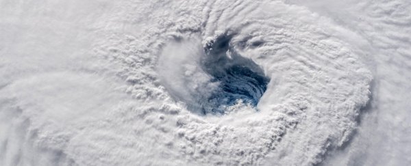 Astronauts are taking Hurricane Florence photos from the ISS, and they're truly chilling