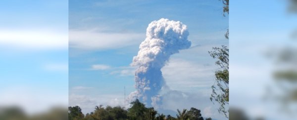 A volcano just erupted in Indonesia just days after devastating earthquake and tsunami