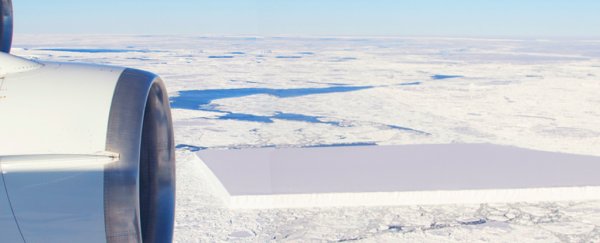 NASA has photographed more of those strangely soothing rectangular icebergs
