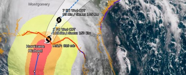 Terrifying early videos from the ground show just how destructive Hurricane Michael has become