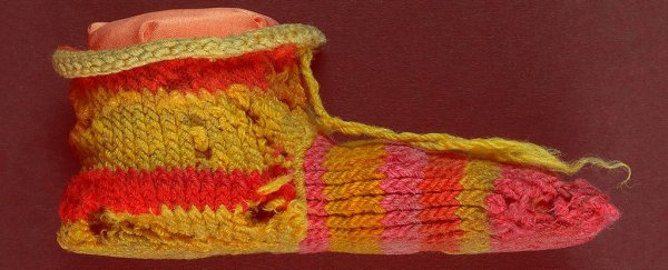 Humans have worn stripey socks for much longer than you'd think