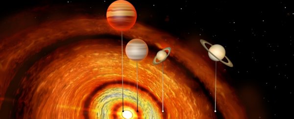 Anomalously Huge Planets Have Been Detected Orbiting a bafflingly young star