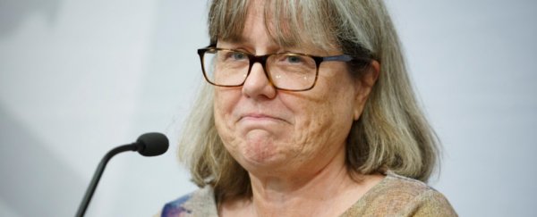 Wikipedia rejected an entry on this physicist because she wasn't famous enough. Well, she just got the Nobel Prize