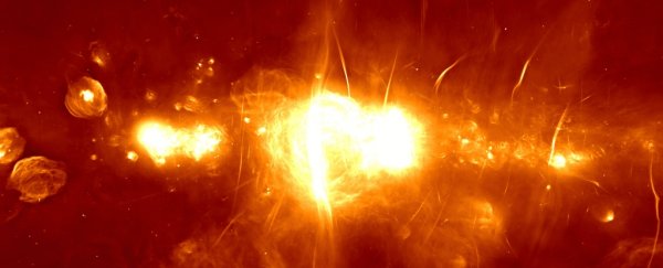 Bizarre elements at the heart of the Milky Way turn out to be nothing more than an illusion