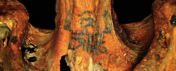3,000 years ago, this strangely tattooed woman could have been a respected magician