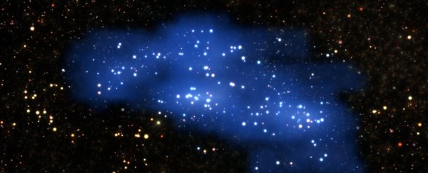 Astronomers have found a massive galaxy proto-supercluster lurking in the early Universe