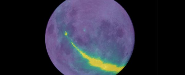 Astronomers have detected radio waves from our own galaxy bouncing off the Moon