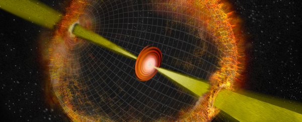 Astronomers are getting excited over ghostly traces of a massive cosmic explosion
