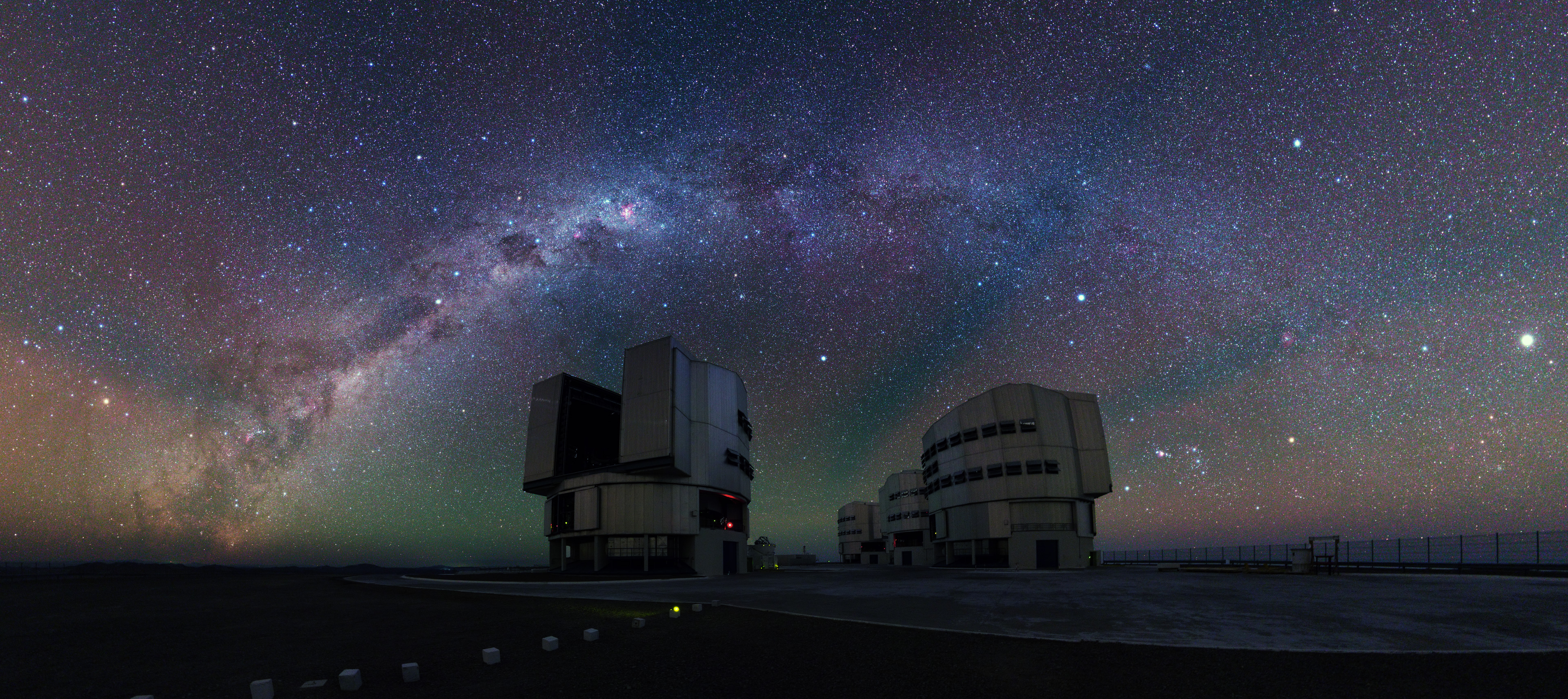 Panoramic shot of the VLT platform