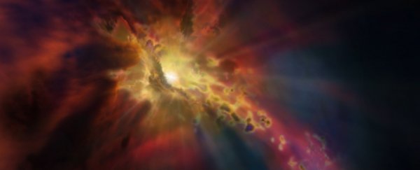 Astronomers Have Discovered a Supermassive Hole Acting Like a Giant Fountain