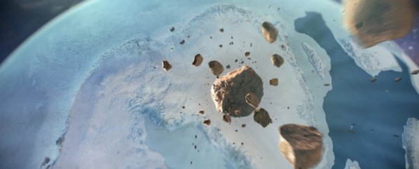 A massive geological surprise has been discovered under Greenland's ice sheet