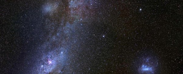 Astronomers just detected an enormous ancient galaxy orbiting the Milky Way