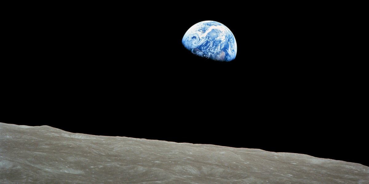 The famous 'Earthrise' photo taken by Apollo 8 astronauts (NASA)