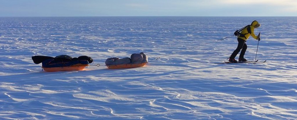 For the first time ever, an explorer just completed a solo trek across Antarctica
