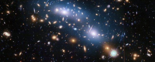 Astronomers say they can 'see' dark matter in the starlight between galaxy clusters