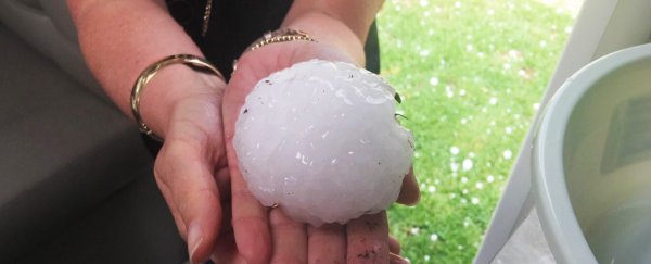 These massive hailstones that just fell in Australia are totally real