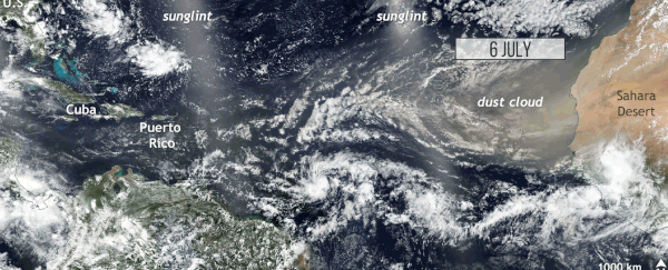 Giant dust is spreading across the world, defying the laws of physics