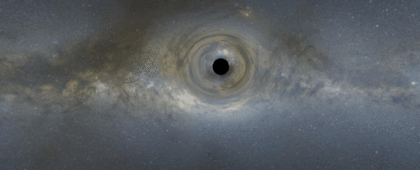 Astronomers have found evidence of a big black hole wandering our galaxy