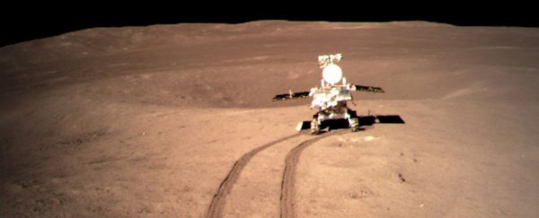 Haunting photos show China's lunar rover set out across the far side of the moon