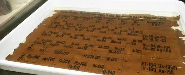 A scientist accidentally found the world's oldest surviving Periodic Table